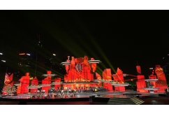 Flexible LED Mesh Screen for China's New year events