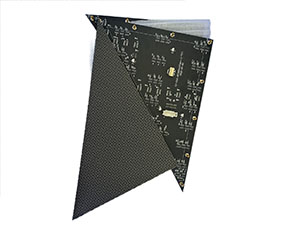 Triangular Shaped LED Display Screen