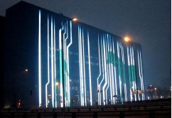 LED Curtain Screen - Beijing Digital Building  (P62.5mm 1374㎡ 351744pcs)