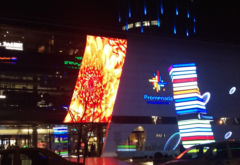 LED Curtain Screen in Bucharest Romania