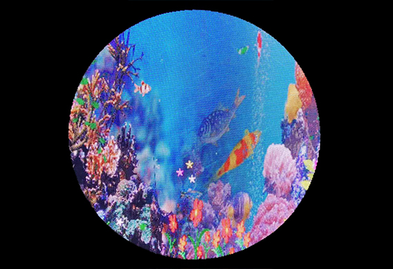 Circular LED Display